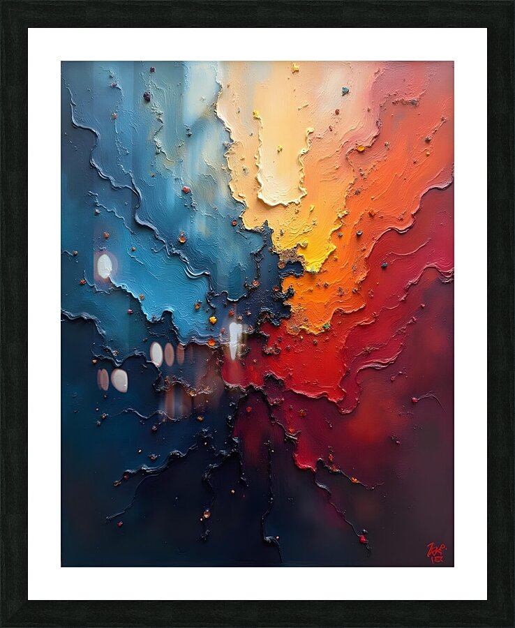 Energy in Motion Picture Frame print