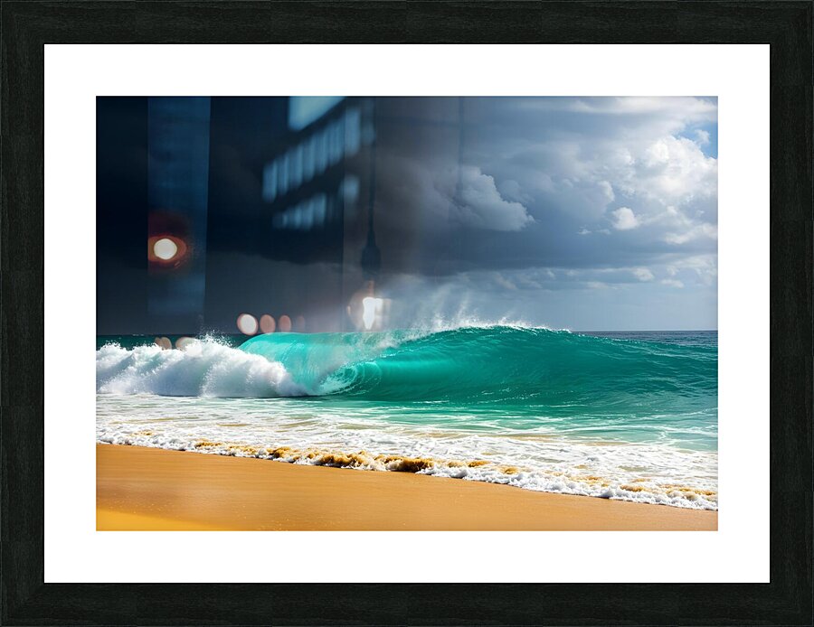 Storm Surge Picture Frame print