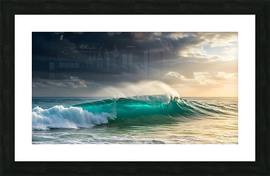 A Dramatic Seascape Picture Frame print