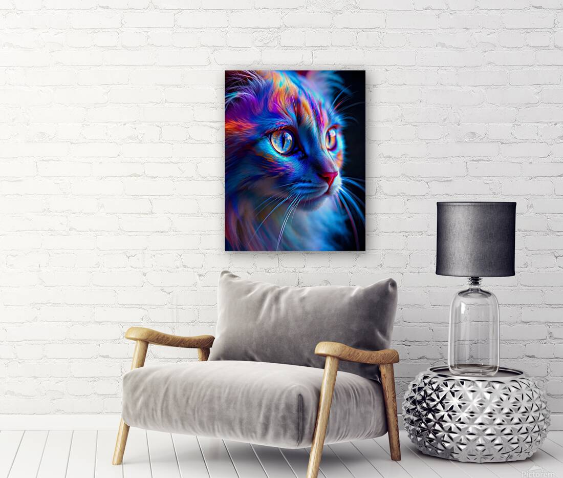 Cat art sureal Reproduction