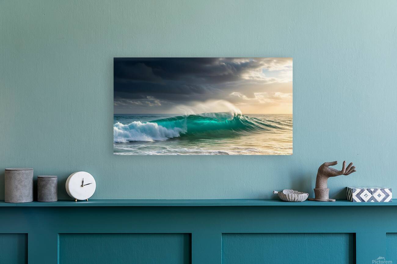 A Dramatic Seascape Reproduction