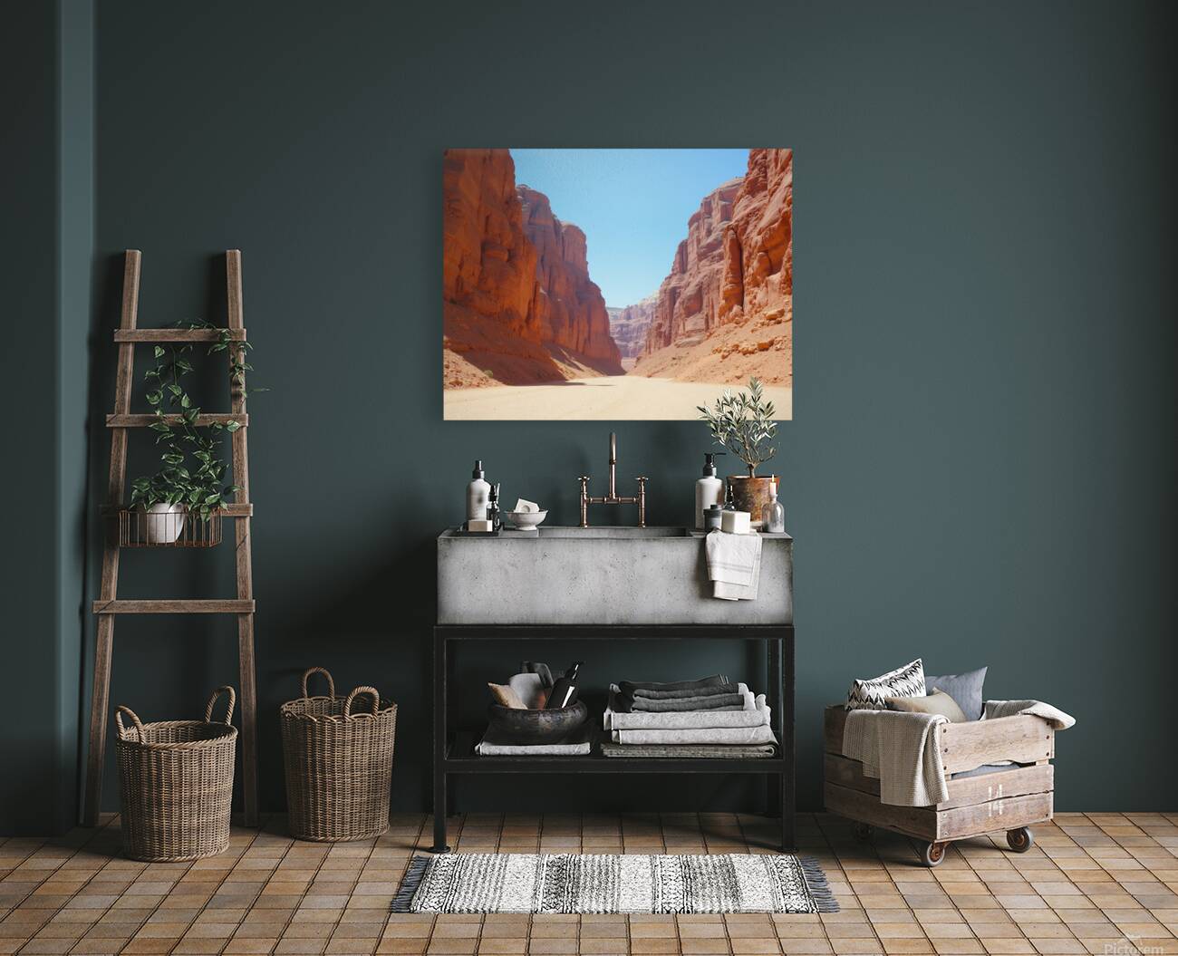 Eroded Rock Formation Reproduction