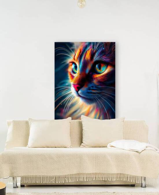 graceful cat sureal by JoArt