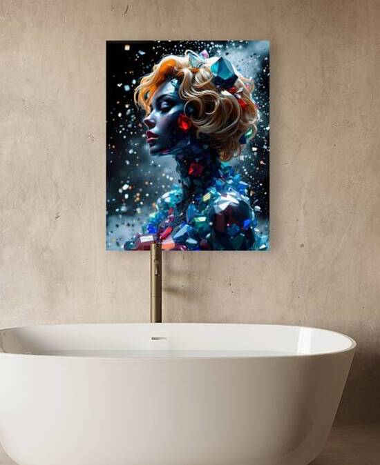 Rebirth in a Shower of Crystals by JoArt