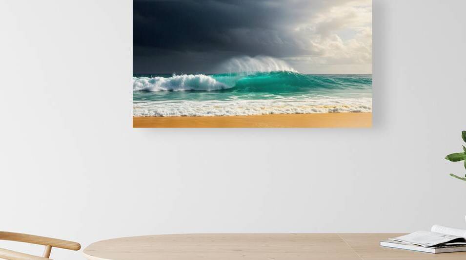 Stormy Weather at Sea by JoArt