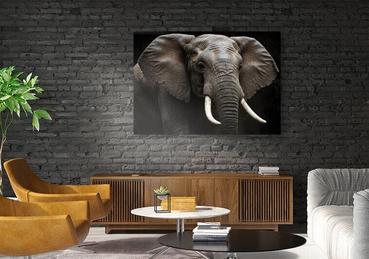 The Weight of Wisdom Elephant Tusks by JoArt