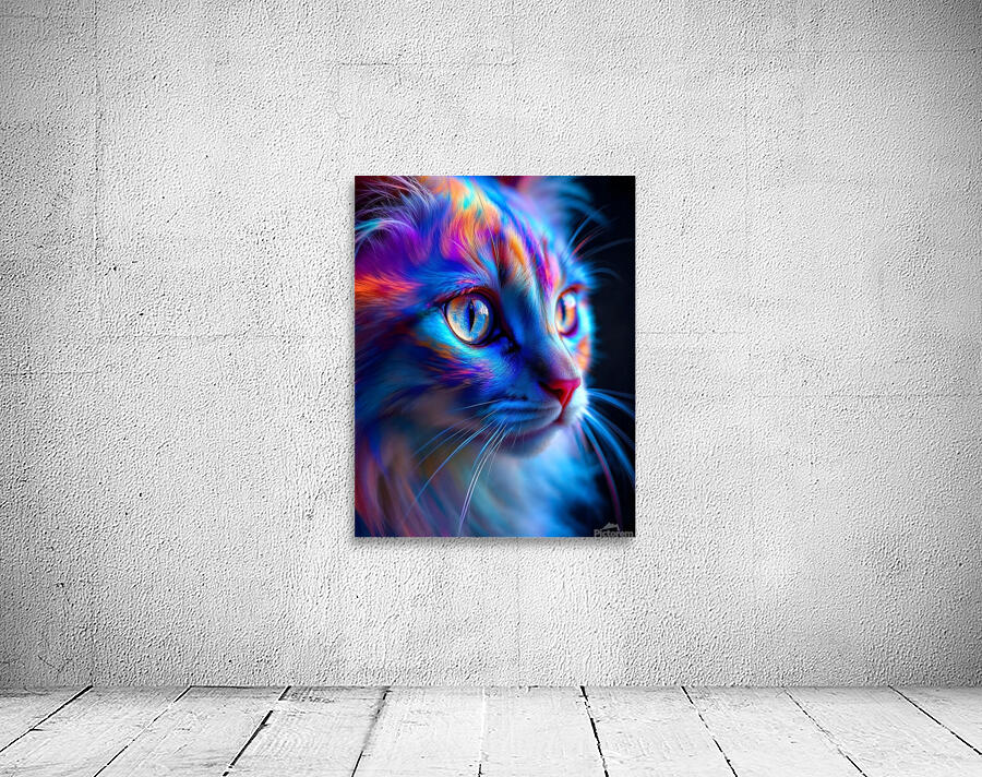 Cat art sureal Wall Preview
