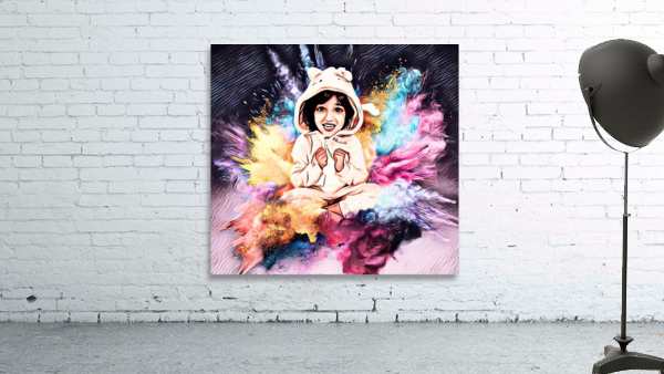 Splashy Excitement Wall Preview
