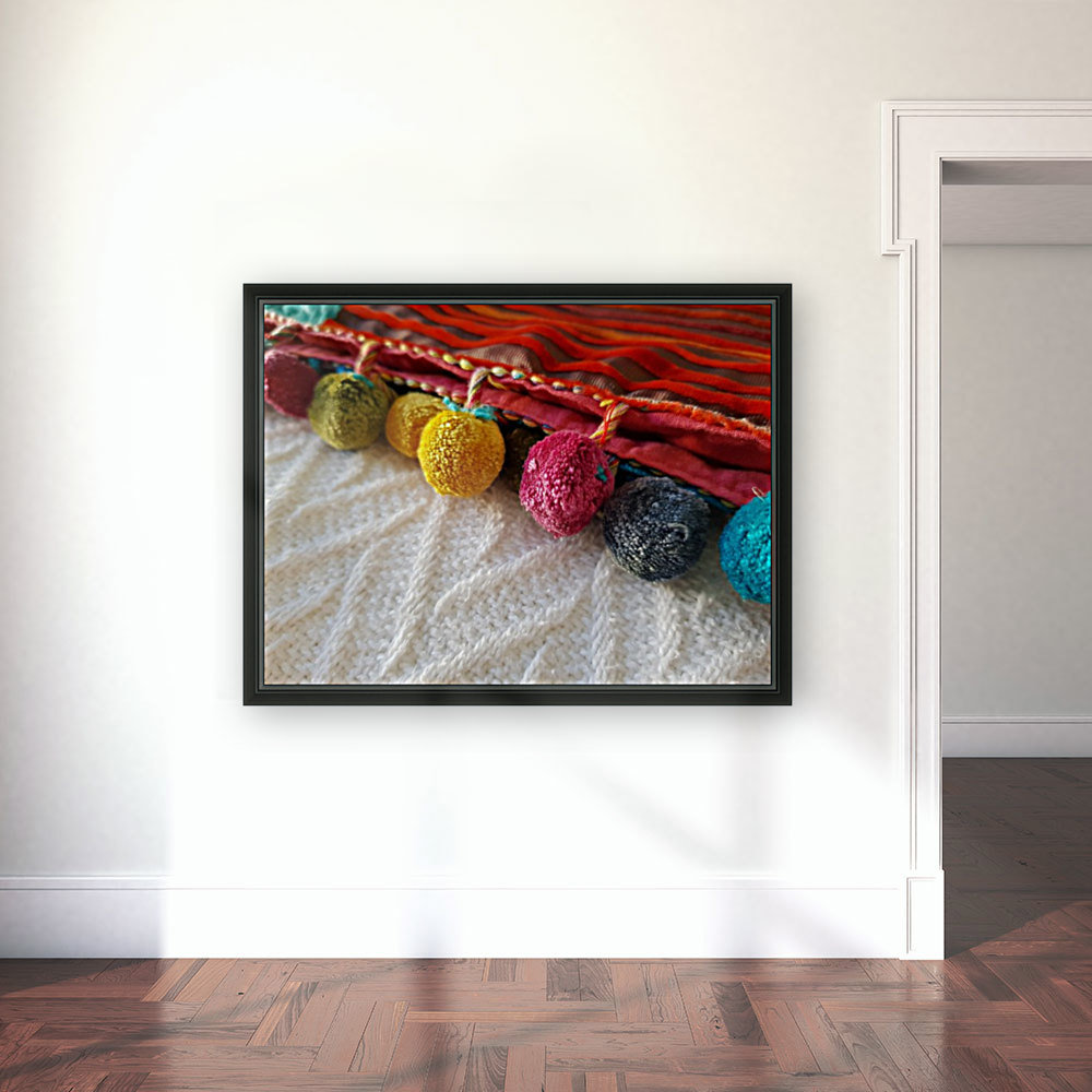 Colorful pompoms Reproduction