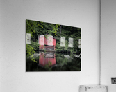 Red Boathouse Acrylic Print