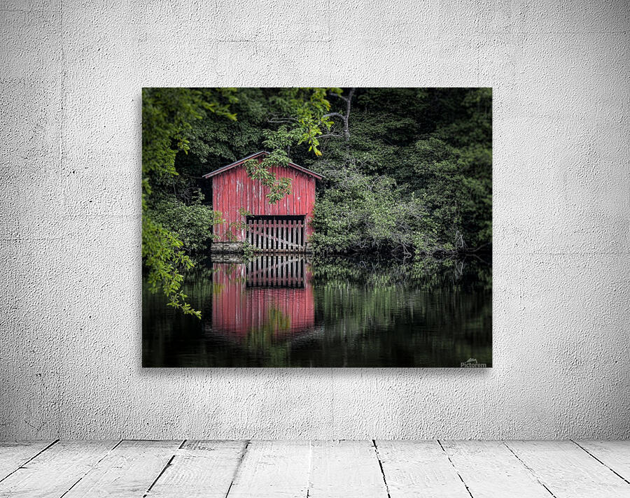Red Boathouse Wall Preview