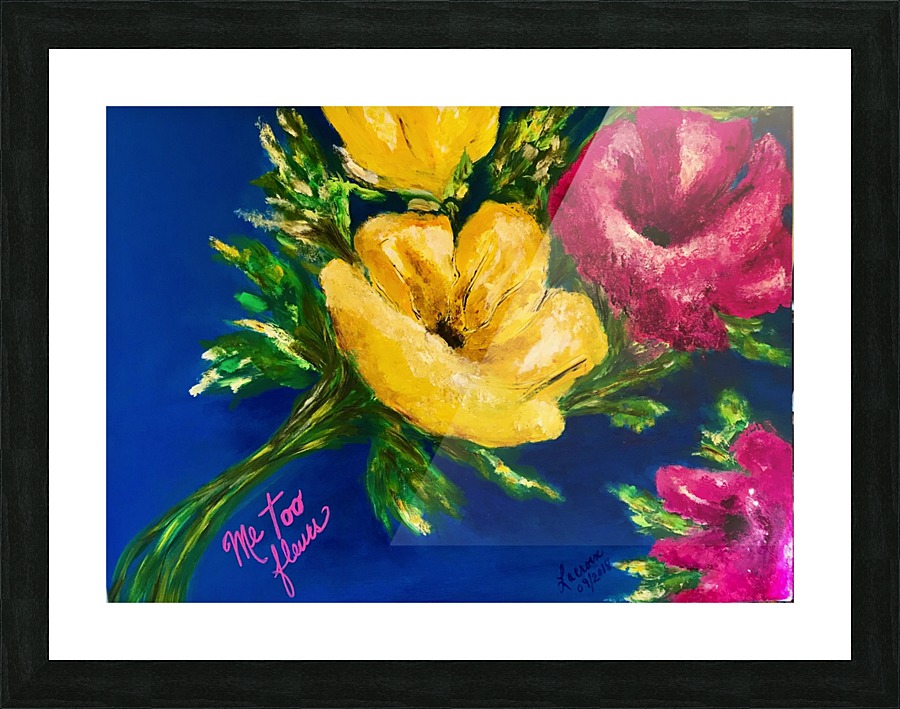 Me Too Fleurs Picture Frame Printing