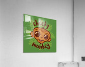 Cheeky Monkey Cute Cartoon Simian Drawing Acrylic Print
