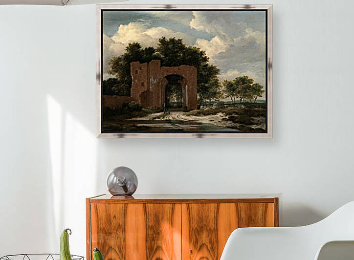 A Ruined Castle Gateway by Jacob Van Ruisdael