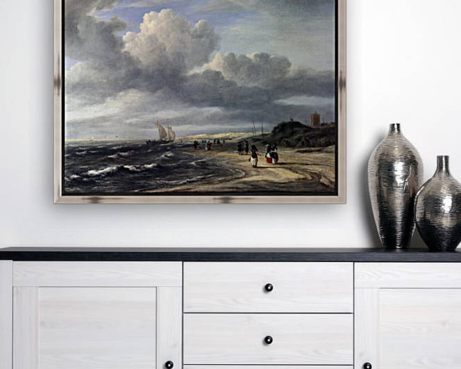 The Shore at Egmond-aan-Zee by Jacob Van Ruisdael