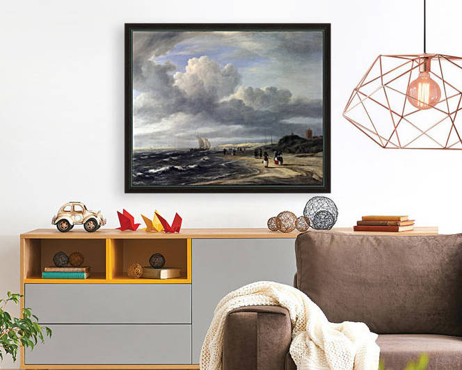 The Shore at Egmond-aan-Zee by Jacob Van Ruisdael