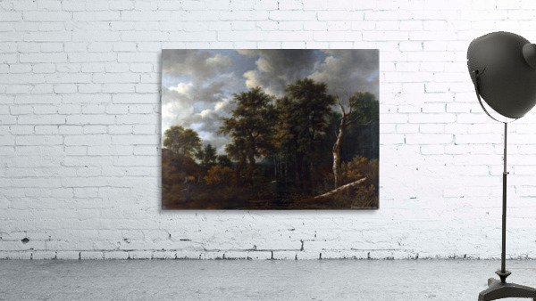 A Pool surrounded by Trees Wall Preview