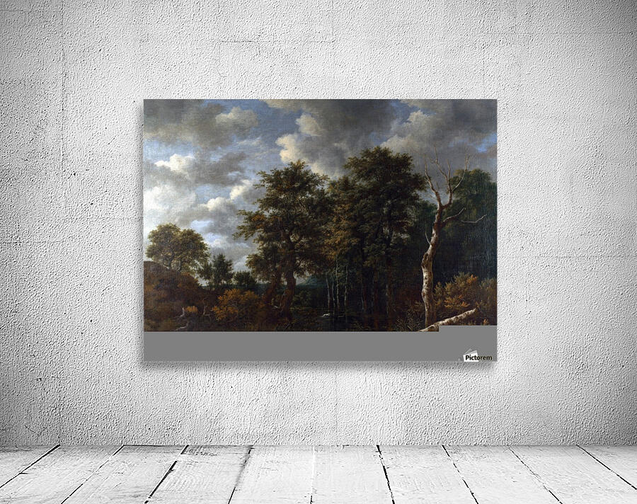 A Pool surrounded by Trees Wall Preview