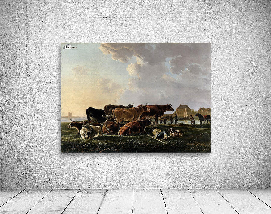 Landscape with Cattle Wall Preview