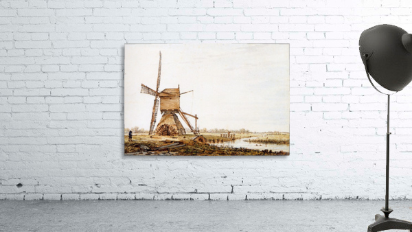 Landscape with watermill Wall Preview