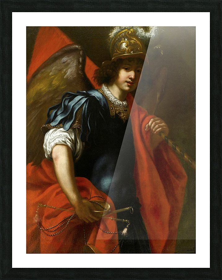 The Archangel Michael Picture Frame print