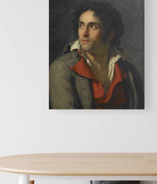 The artist's jailer by Jacques-Louis David