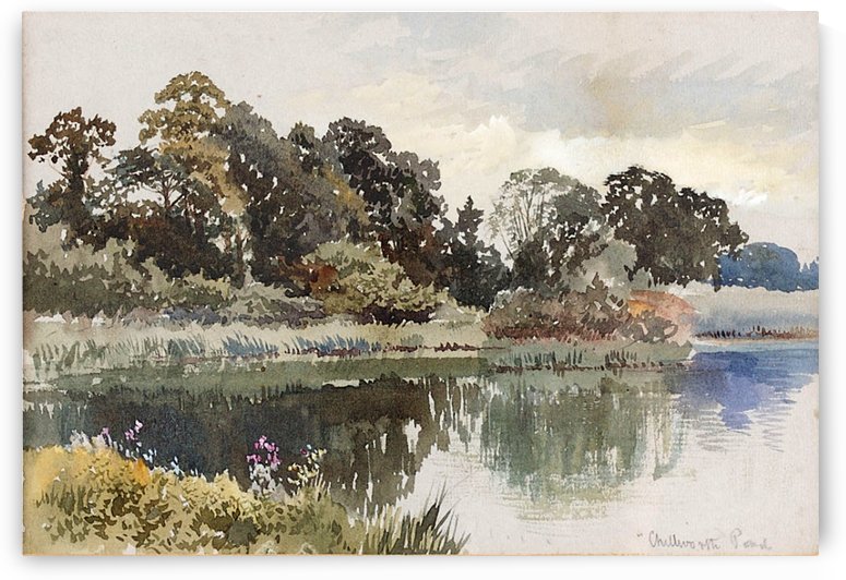 Chilworth Pond by James Duffield Harding