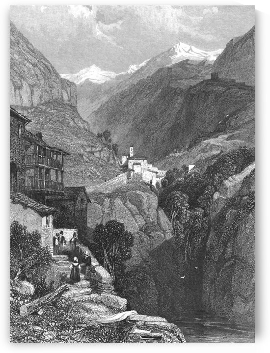 Fort de Bard by James Duffield Harding