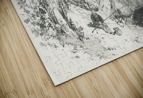 Graphite Drawing James Duffield Harding puzzle