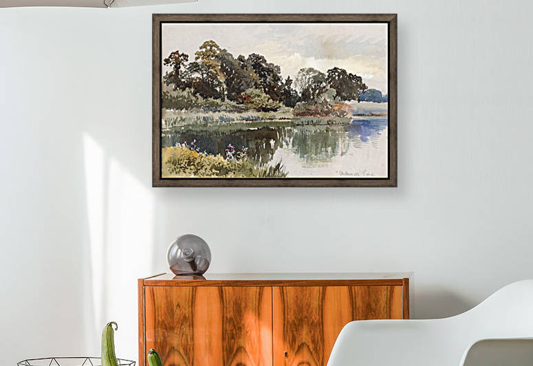 Chilworth Pond by James Duffield Harding