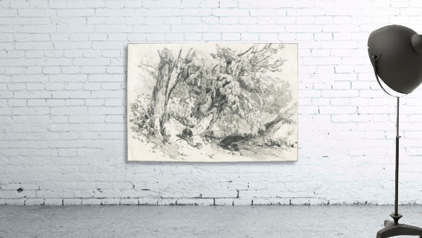 Graphite Drawing Wall Preview