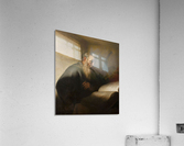 An old man reading Acrylic Print