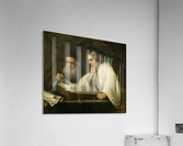 Two men reading Acrylic Print
