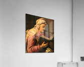 Lezende oude vrouw Acrylic Print