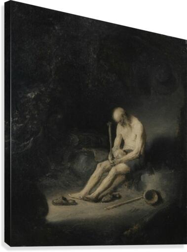 St Jerome as a Hermit Canvas Print