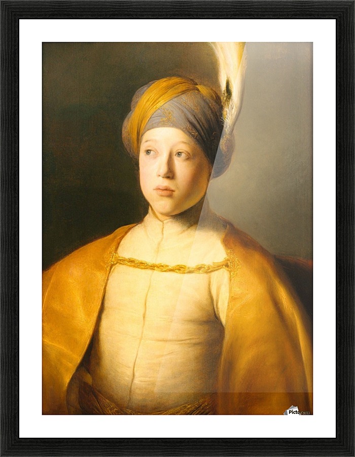 An elegant man Picture Frame print