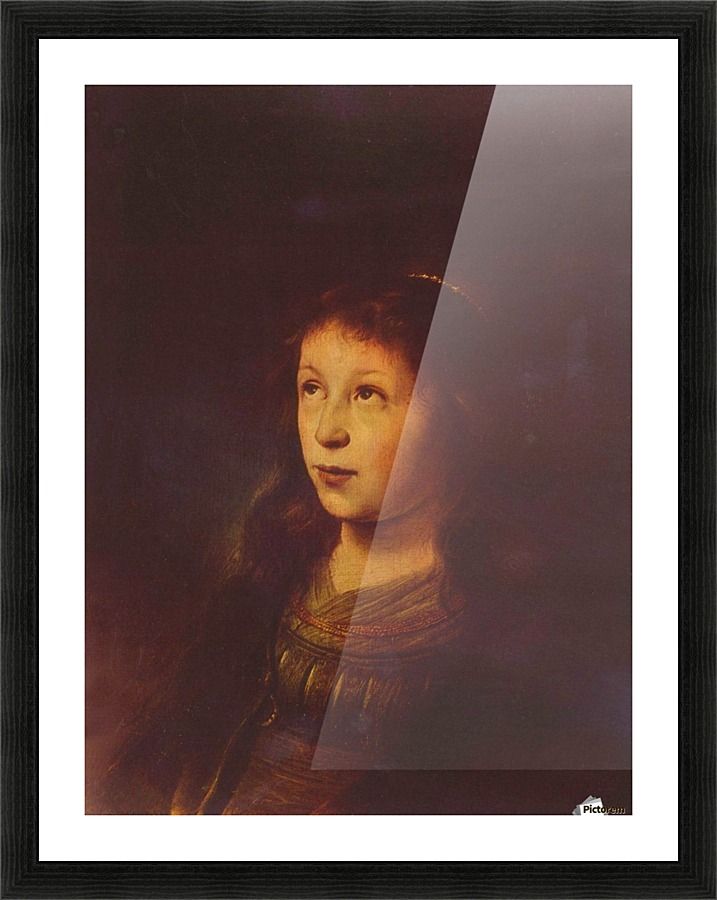 Portrat eines Madchens Picture Frame print
