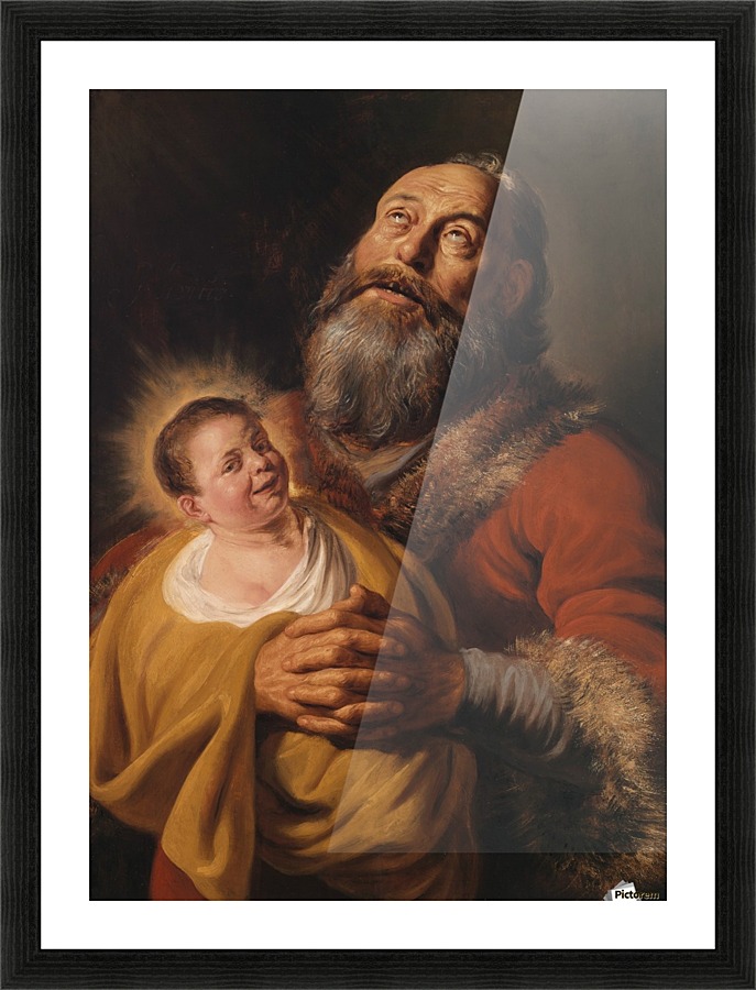 Father and son Picture Frame print