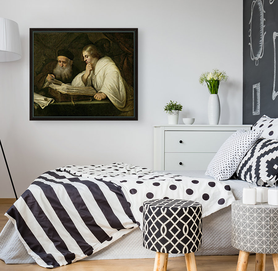 Two men reading Reproduction