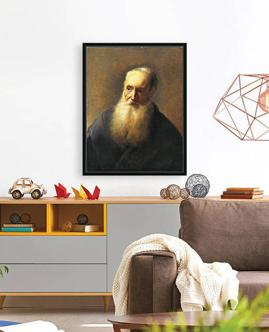 An old man with a long beard by Jan Lievens
