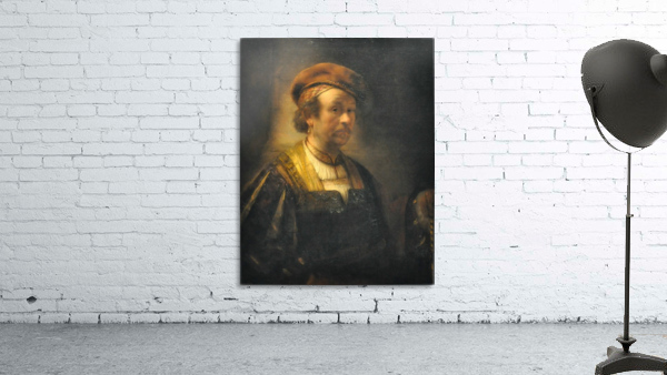 A man with beret Wall Preview
