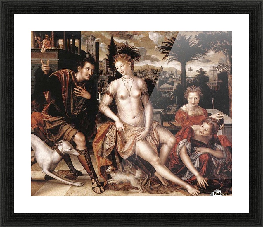 David and Bathsheba Picture Frame print