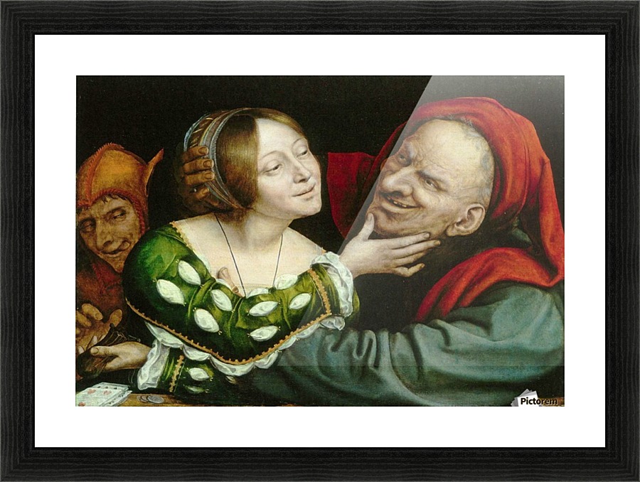 Temptation Picture Frame print