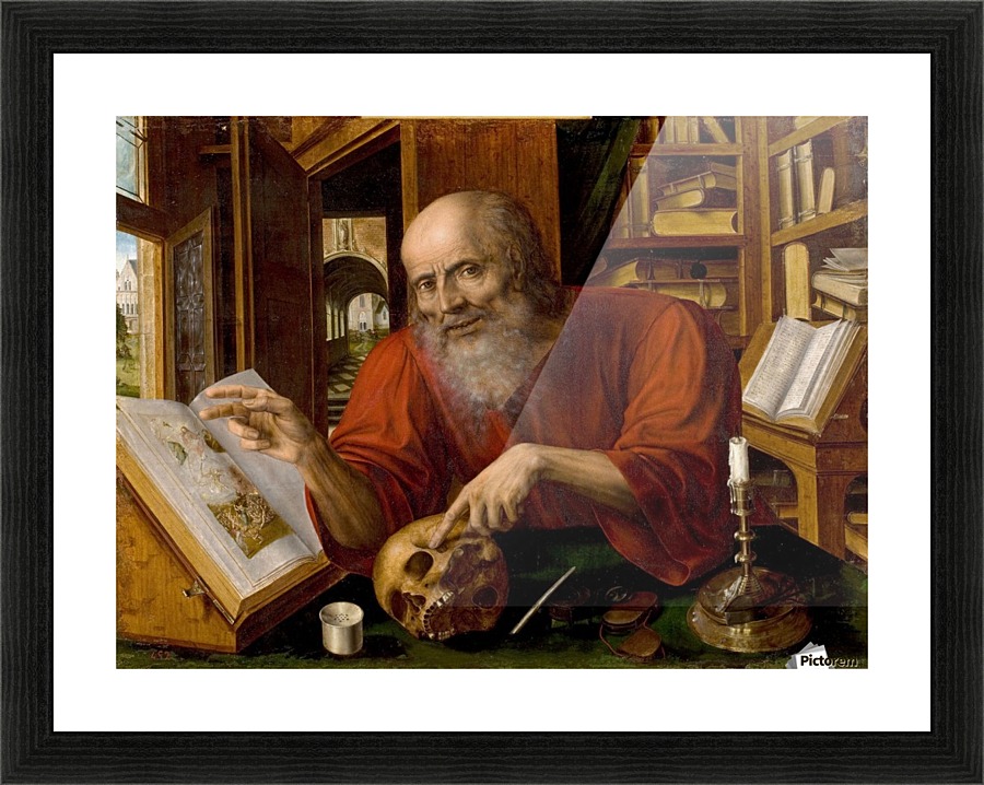 Saint Jerome Picture Frame print