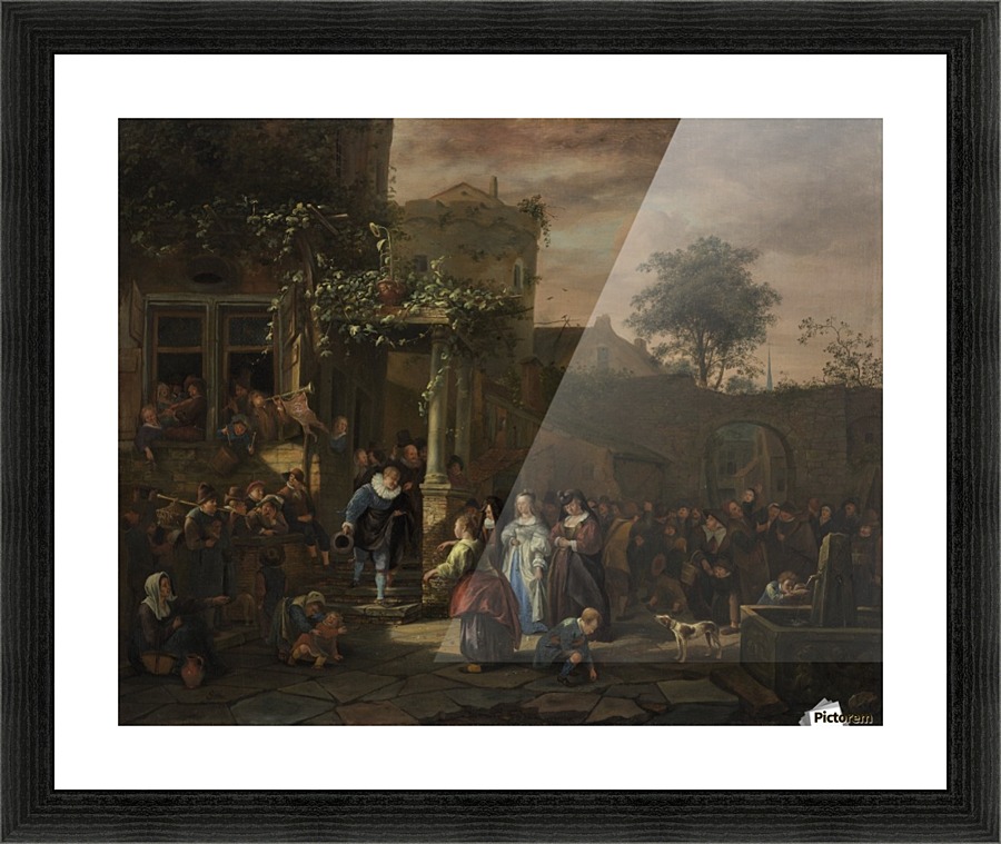 The Village Wedding Picture Frame print
