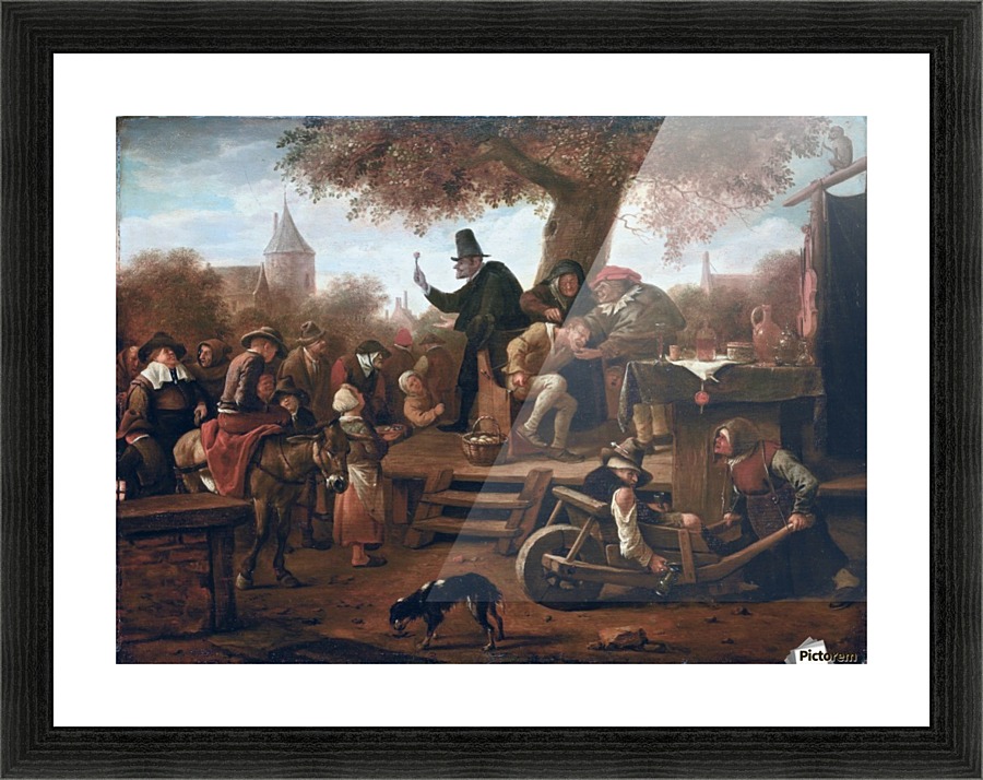 De kwakzalver Picture Frame print