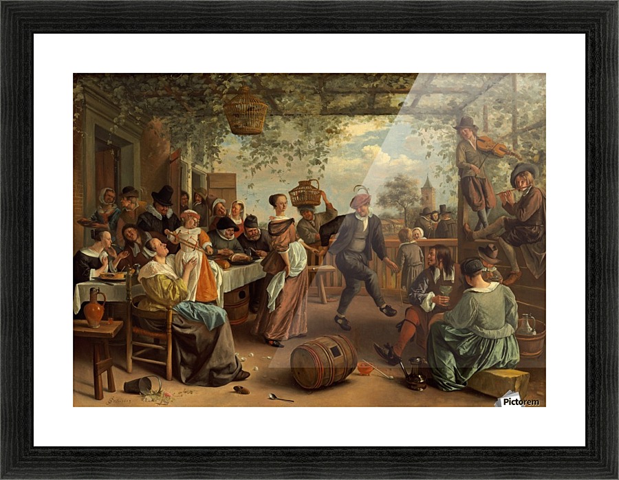 The Dancing Couple Picture Frame print