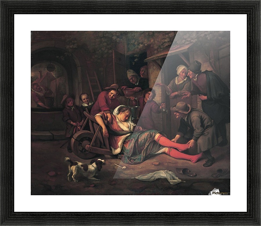 Wine is a Mocker Picture Frame print