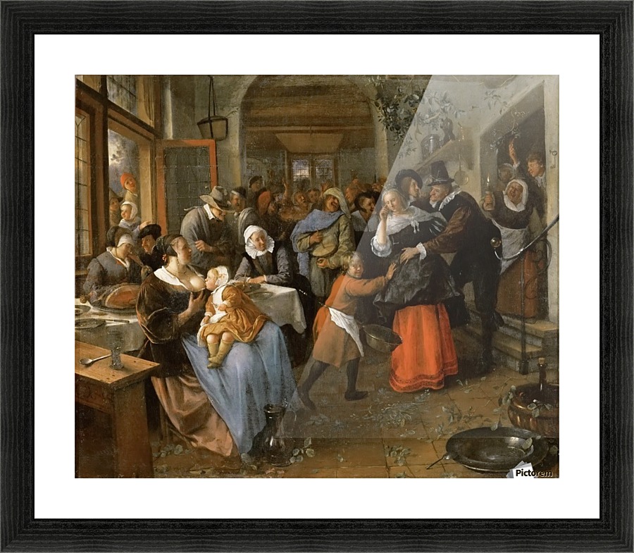 The cheated bridegroom Picture Frame print