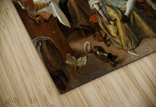 The world turned upside Jan Steen puzzle